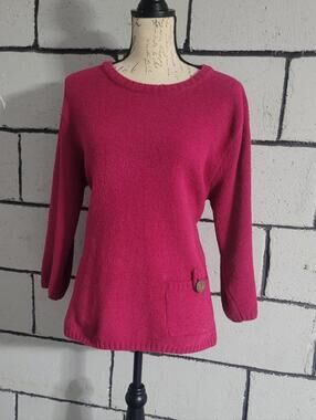 BUNDLE SALE! LULU-B Pink SUPER SOFT Sweater with Pocket Size L